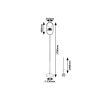 Rábalux , 74029 , Ghita , Floor lamps , black , IP20 , E27