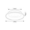 Rábalux , 71047 , Veller , Ceiling lights , white , IP20 , 3000,4000,6000