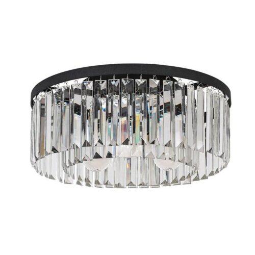 Rábalux , 71093 , Eloisa , Ceiling lights , black , IP20 , E27