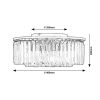 Rábalux , 71093 , Eloisa , Ceiling lights , black , IP20 , E27