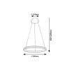 Rábalux , 72258 , Grete , Pendants , black , IP20 , 3000