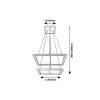 Rábalux , 72243 , Sidona , Pendants , black , IP20 , 3000