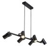 Rábalux , 73045 , Maximilian , Pendants , matte black , IP20 , GU10
