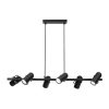 Rábalux , 73045 , Maximilian , Pendants , matte black , IP20 , GU10