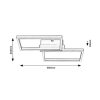 Rábalux , 71032 , Ludano , Ceiling lights , matte black , IP20 , 2700-6500