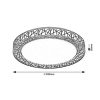 Rábalux , 71140 , Nilin , Ceiling lights , black , IP20 , "3000