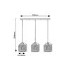 Rábalux , 72219 , Samilo , Pendants , black , IP20 , E27