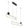 Rábalux , 72268 , Circado , Pendants , black/ gold , IP20 , 3000