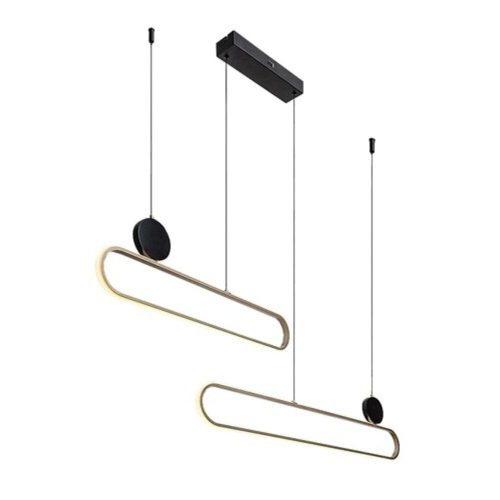 Rábalux , 72268 , Circado , Pendants , black/ gold , IP20 , 3000