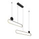 Rábalux , 72268 , Circado , Pendants , black/ gold , IP20 , 3000