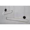 Rábalux , 72268 , Circado , Pendants , black/ gold , IP20 , 3000