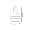Rábalux , 72259 , Grete , Pendants , black , IP20 , 3000