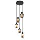 Rábalux , 72272 , Florian , Pendants , matte black , IP20 , E27