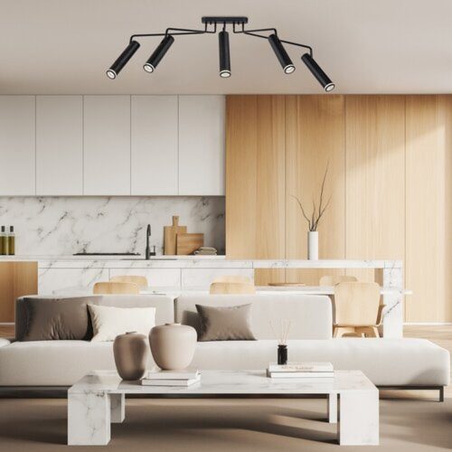 Rábalux , 73040 , Senobia , Ceiling lights , black , IP20 , GU10