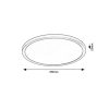 Rábalux , 71096 , Gonzalo , Recessed and surface mounted lighting , black , IP20 , 3000,4000,6000