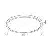 Rábalux , 71098 , Gonzalo , Recessed and surface mounted lighting , black , IP20 , 3000,4000,6000
