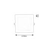Rábalux , 71222 , Shaun2 , Recessed and surface mounted lighting , white , IP20 , 3000