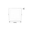 Rábalux , 71223 , Shaun2 , Recessed and surface mounted lighting , white , IP20 , 3000