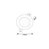 Rábalux , 71224 , Shaun2 , Recessed and surface mounted lighting , black , IP20 , 3000