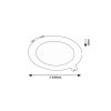 Rábalux , 71225 , Shaun2 , Recessed and surface mounted lighting , black , IP20 , 3000