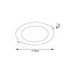 Rábalux , 71226 , Shaun2 , Recessed and surface mounted lighting , black , IP20 , 3000