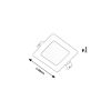Rábalux , 71228 , Shaun2 , Recessed and surface mounted lighting , black , IP20 , 3000