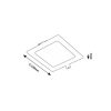 Rábalux , 71229 , Shaun2 , Recessed and surface mounted lighting , black , IP20 , 3000