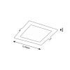 Rábalux , 71230 , Shaun2 , Recessed and surface mounted lighting , black , IP20 , 3000