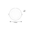 Rábalux , 71234 , Shaun2 , Recessed and surface mounted lighting , white , IP20 , 4000