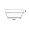 Rábalux , 71247 , Lauri , Recessed and surface mounted lighting , black , IP20 , 3000, 4000, 6000