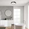 Rábalux , 71254 , Samira , Recessed and surface mounted lighting , black , IP44 , 4000