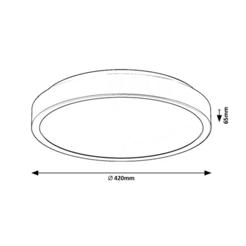 Rábalux , 71259 , Samira , Recessed and surface mounted lighting , white , IP44 , 4000