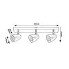 Rábalux , 73020 , Perico , Ceiling lights , white , IP20 , GU10