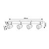 Rábalux , 73022 , Perico , Ceiling lights , white , IP20 , GU10