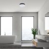 Rábalux , 75026 , Gaelo , Bathroom lights , black , IP44 , 4000