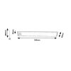 Rábalux , 78035 , Ivanna , Cabinet lighting , silver , IP20 , 4000