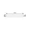 Rábalux , 78047 , Band2 , Cabinet lighting , black , IP20 , 4000