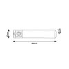 Rábalux , 78056 , Soft2 , Cabinet lighting , silver , IP20 , 4000