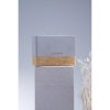 Elegant Grey Candle with Rope, Cocoa Essence, 11.5cm