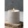 Elegant White Concrete Candle, Vanilla/Rose Essence, 8cm