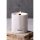 Elegant White Concrete Candle, Vanilla/Rose Essence, 8cm