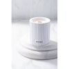 Elegant White Concrete Candle, Vanilla/Rose Essence, 8cm