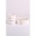 Elegant Candle Set (2 Pieces), White Concrete, Sandalwood Essence | Paraffin/Soya Blend | Candle 1: 8.5 cm x 9 cm, Candle 2: 12 cm x 4.5 cm
