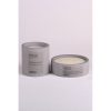 Elegant Candle Set (2 Pieces), Grey Concrete, 12 cm Diameter | Cocoa & Cream Essence, Paraffin/Soya Blend