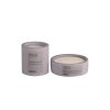 Elegant Candle Set (2 Pieces), Grey Concrete, 12 cm Diameter | Cocoa & Cream Essence, Paraffin/Soya Blend
