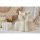 Elegant Cream Ceramic Vase, 19 x 11 x 16 cm | 100% Ceramic