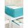 Blue Felt Basket, 37x18x24 cm | 100% Polypropylene | Stylish Storage Solution