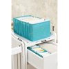 Blue Felt Basket, 37x18x24 cm | 100% Polypropylene | Stylish Storage Solution
