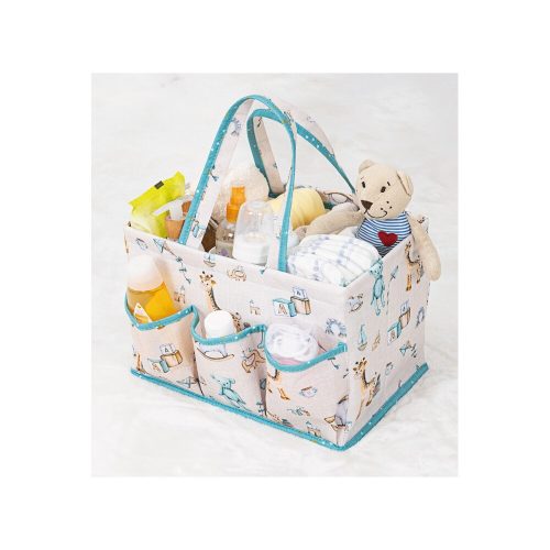 Blue Felt Basket, 30x21x20 cm | 100% Polypropylene | Stylish Storage Solution