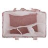 Pink Felt Basket, 30x21x20 cm | 100% Polypropylene | Stylish Storage Solution